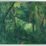 Interiør af en skov - 1880