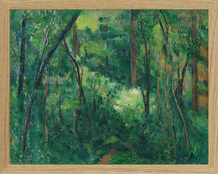 Interiør af en skov - 1880