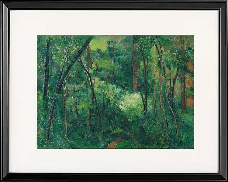 Interiør af en skov - 1880