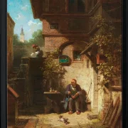 In Erwartung der Zeitung - 1865