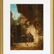 In Erwartung der Zeitung - 1865