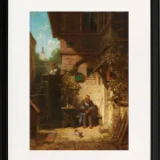 In Erwartung der Zeitung - 1865