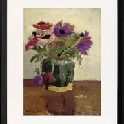 Ingwertopf mit Anemonen - 1900
