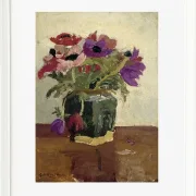 Ingwertopf mit Anemonen - 1900