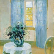 Innenraum mit Clematis - 1913