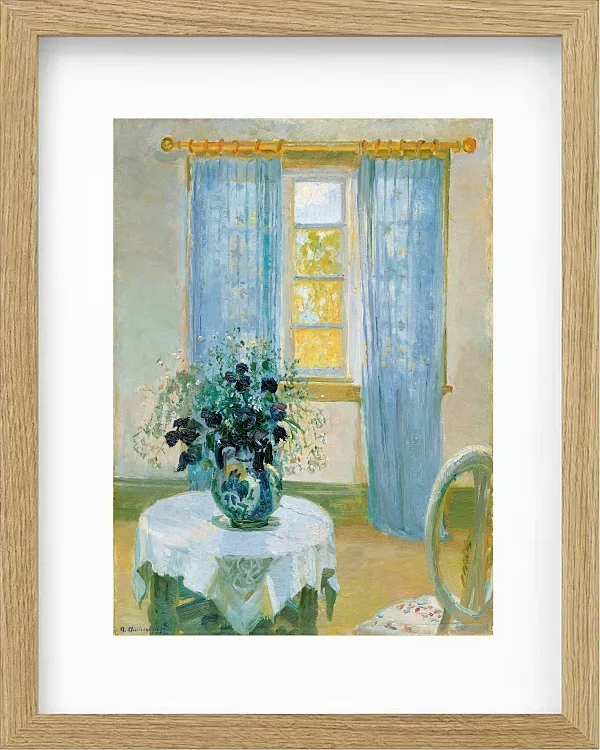 Innenraum mit Clematis - 1913