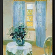 Innenraum mit Clematis - 1913