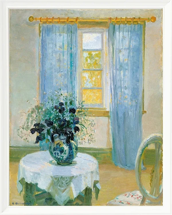 Innenraum mit Clematis - 1913