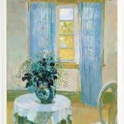 Innenraum mit Clematis - 1913