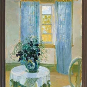 Innenraum mit Clematis - 1913