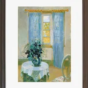 Innenraum mit Clematis - 1913