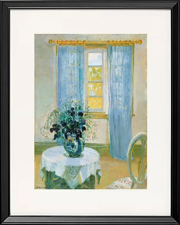 Innenraum mit Clematis - 1913