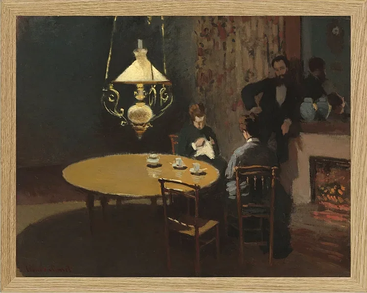 Interiør efter middag – 1869