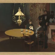 Interiør efter middag – 1869