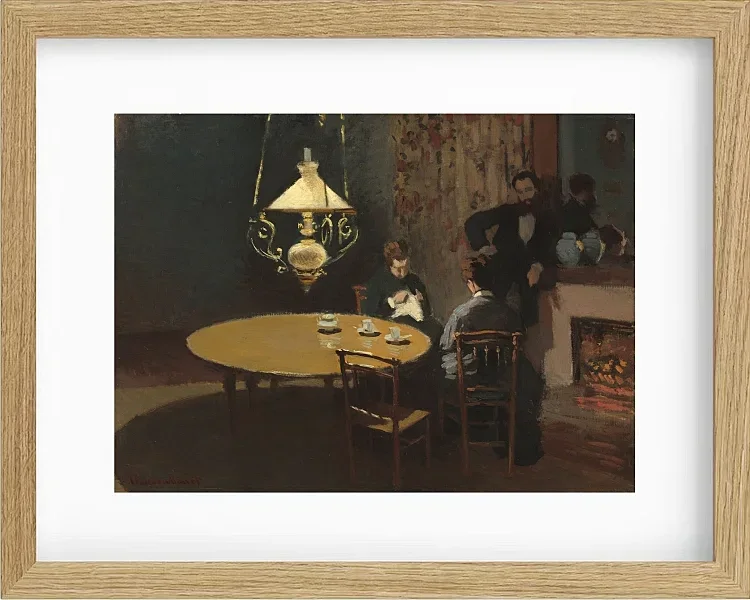 Interiør efter middag – 1869