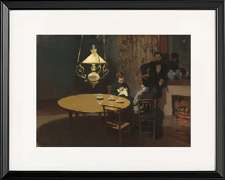 Interiør efter middag – 1869