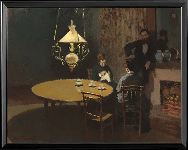 Interiør efter middag – 1869