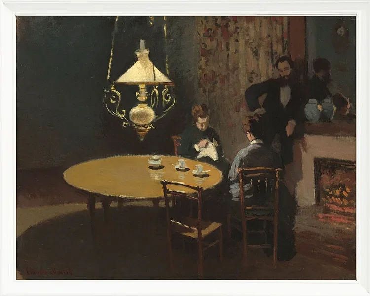 Interiør efter middag – 1869