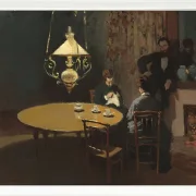 Interiør efter middag – 1869