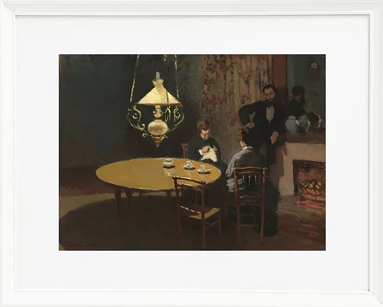 Interiør efter middag – 1869