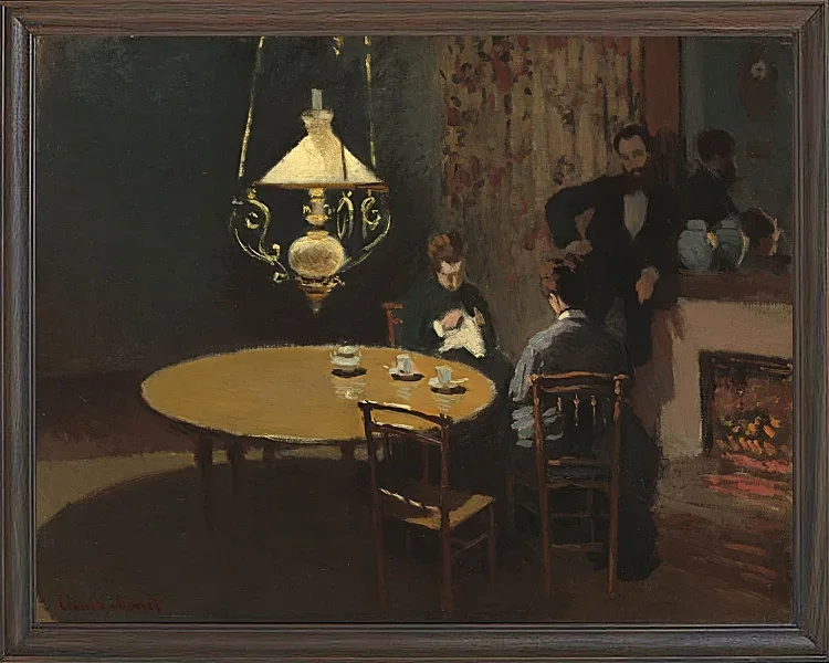 Interiør efter middag – 1869