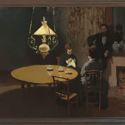 Interiør efter middag – 1869