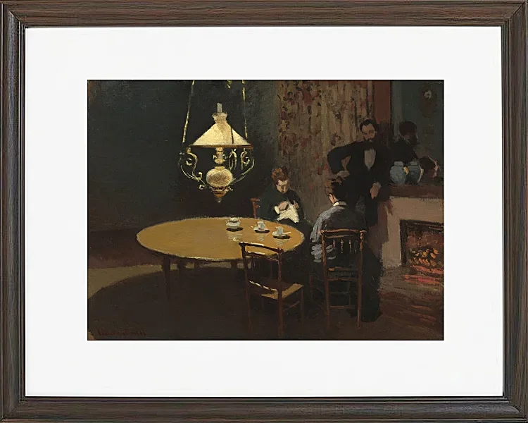 Interiør efter middag – 1869