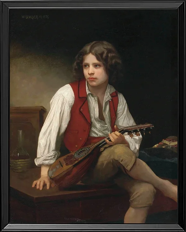 Italienisch auf der Mandoline - 1870