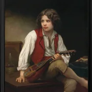 Italienisch auf der Mandoline - 1870