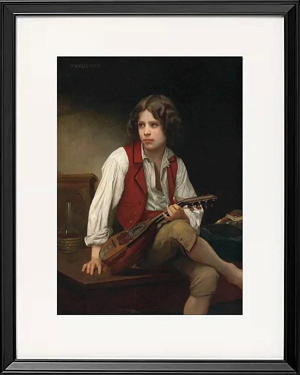 Italienisch auf der Mandoline - 1870