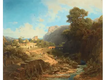 Italienische Landschaft - 1859