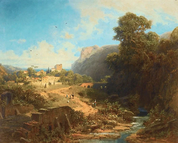 Italienische Landschaft - 1859