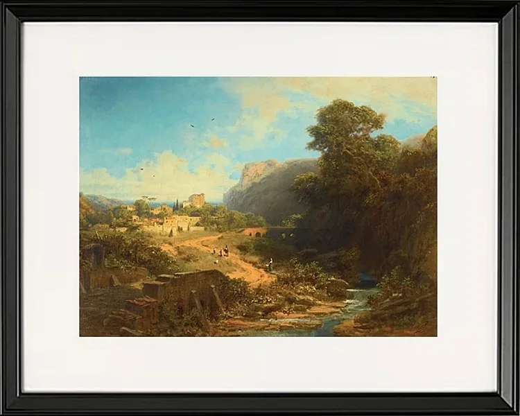 Italienische Landschaft - 1859