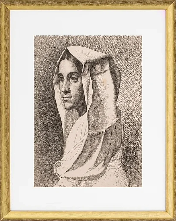 Italienisches Bauernmädchen - 1850