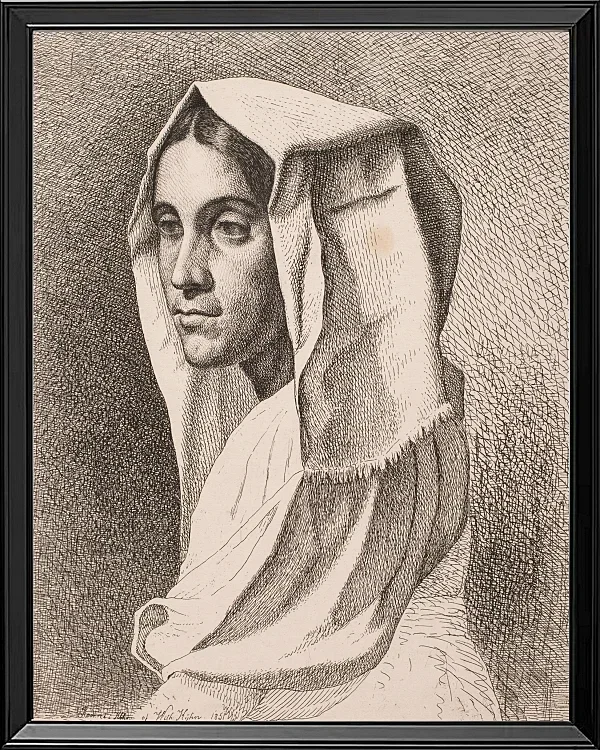 Italienisches Bauernmädchen - 1850