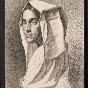 Italienisches Bauernmädchen - 1850