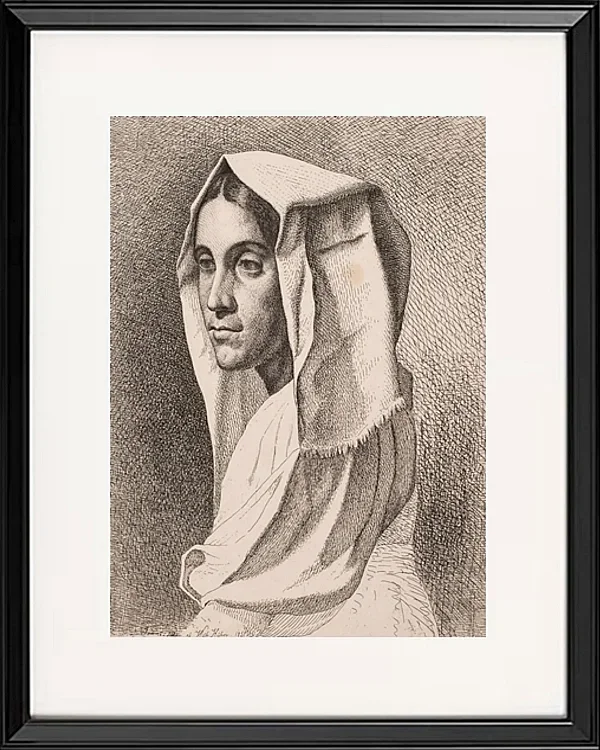 Italienisches Bauernmädchen - 1850