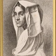 Italienisches Bauernmädchen - 1850