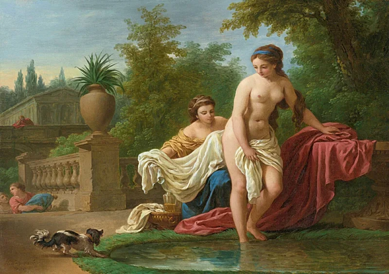 Jacques-Louis David | David og Bathsheba - 1770 | Indrammet kunsttryk | Klassicisme | formida