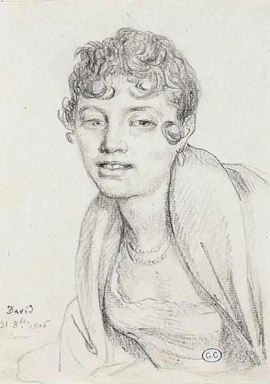 Jacques-Louis David | Antoine Laurent og Marie Anne Lavoisier - 1788 | Indrammet kunsttryk | Klassicisme | formida