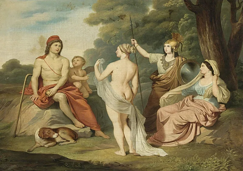 Jacques-Louis David | Paris-dommen - 1825 | Indrammet kunsttryk | Klassicisme | formida