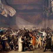 Jacques-Louis David | Balsalsed, 20. juni - 1789 | Indrammet kunsttryk | Klassicisme | formida