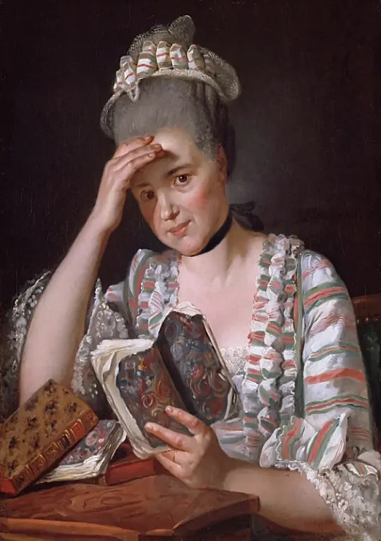 Jacques-Louis David | Madame François Buron - 1769 | Indrammet kunsttryk | Klassicisme | formida