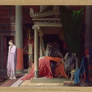 Jean-Auguste Dominique Ingres – Antiochus und Stratonike 1829 | Giclée Kunstdruck gerahmt
