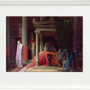 Jean-Auguste Dominique Ingres – Antiochus und Stratonike 1829 | Giclée Kunstdruck gerahmt