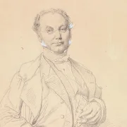 Jean Auguste Dominique Ingres | Dr. François Mêlier - 1849 | Indrammet kunsttryk | Klassicisme | formida