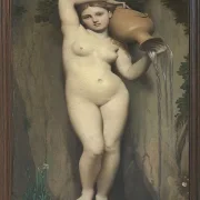 Jean-Auguste Dominique Ingres – Der Frühling  1856 | Giclée Kunstdruck gerahmt