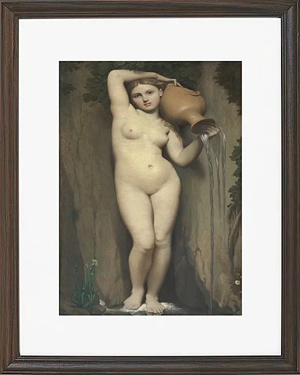 Jean-Auguste Dominique Ingres – Der Frühling  1856 | Giclée Kunstdruck gerahmt