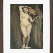 Jean-Auguste Dominique Ingres – Der Frühling  1856 | Giclée Kunstdruck gerahmt