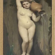 Jean-Auguste Dominique Ingres – Der Frühling  1856 | Giclée Kunstdruck gerahmt